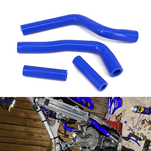 AnXin Kit de mangueras de refrigerante de manguitos radiador de silicona reforzada para YZ125 05-19 Pit Bike Motocross Enduro