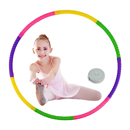 AolKee Hula Hoops para niños, Plástico extraíble Hula Hoop para diversión, Baile, Gimnasio y Actividades de Fitness