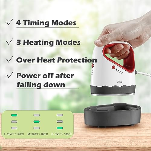 AOOIIN Mini Prensado de Calor para Transferencia Portátil Easy Press Mini máquina de Prensa de Calor para Camisetas Zapatos Sombreros y pequeños proyectos de Vinilo HTV Transferencia de Calor