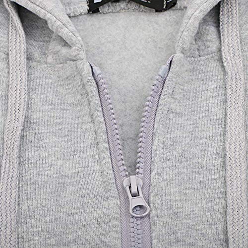 APAELEA Deportes Sudadera Sin Mangas Chalecos para Hombre Gimnasio Deportiva Ropa Tank Tops con Capucha Gris Claro XL