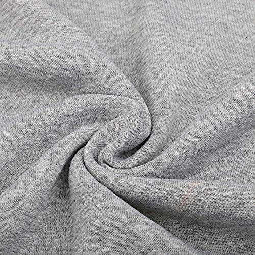 APAELEA Deportes Sudadera Sin Mangas Chalecos para Hombre Gimnasio Deportiva Ropa Tank Tops con Capucha Gris Claro XL