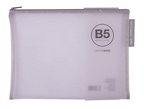 APLI 18026 - Bolsa nylon - Zipper bag - Portatodo nylon transpirable - B5-290 x 223 mm - Envío color aleatorio