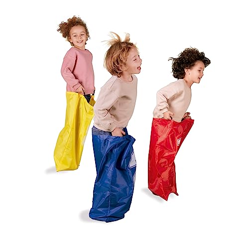 APLI Kids 19561 - Juego Carrera de Sacos, Juego de Equilibrio, Ideal para Jugar al Aire Libre y para Fiestas de cumpleaños