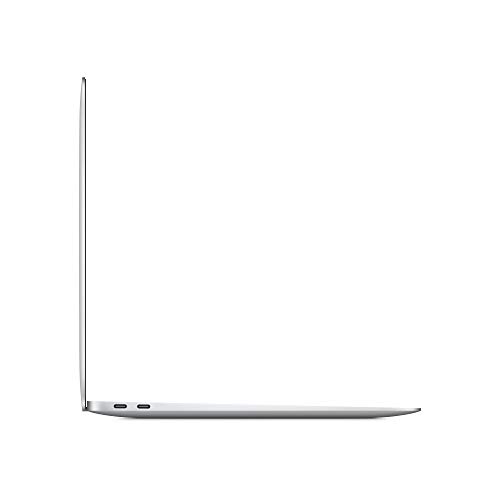 Apple Ordenador Portátil MacBook Air (2020): chip M1 de Apple, pantalla Retina de 13 pulgadas, 8 GB de RAM, SSD de 256 GB, teclado retroiluminado, cámara FaceTime HD, sensor Touch ID, color plata