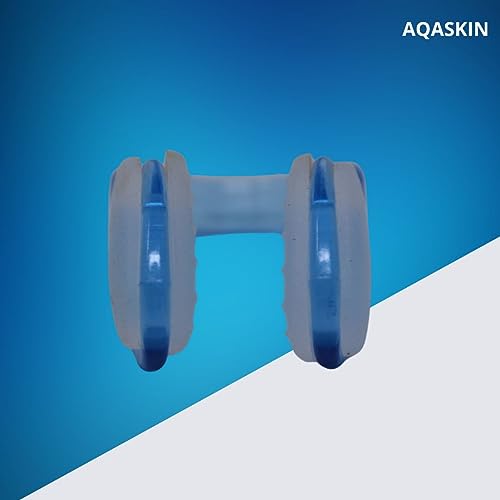 AQASKIN Pinza para la nariz y la piscina – Descuentos de cantidad – Deportes en agua – Pinzas de nariz para niños y adultos – Unisex – Natación sincronizada – Color azul – 1 unidade