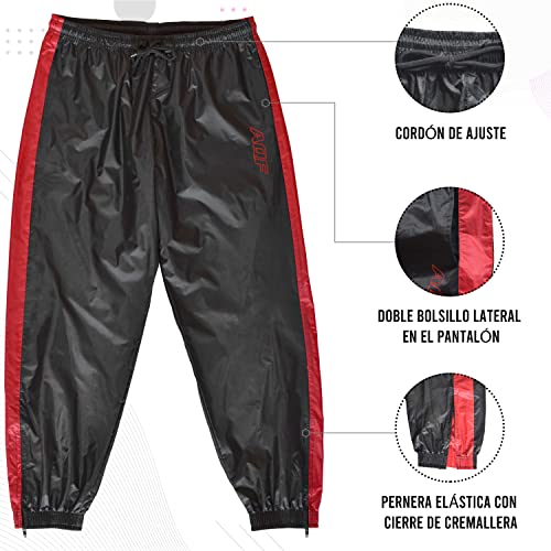 AQF Chándal Sauna, Traje Sauna Hombre, Sauna Suit Mujer, Traje De Sudoracion, Chandal sudoracion para Gimnasio Trotando Running Fajas (Chandal Sauna Completo)