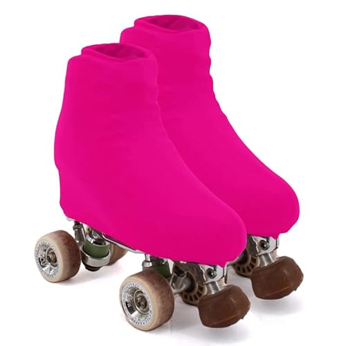 AQUILONE 0-14 Patinaje Patinaje 100 Denier, Protección Patines de Ruedas Hielo, Punta Reforzada, Cubierta Patinaje Artístico o Deportivo (Fucsia, 39/42), Fucsia x1 Par