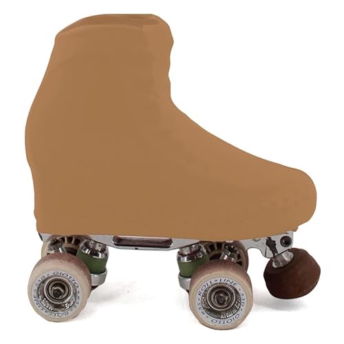 Aquilone - Calcetines unisex 100 DEN para patines de hielo, opacos, resistentes al desgarro y elásticos, 1 par, talla 28-42, beige, 34-38