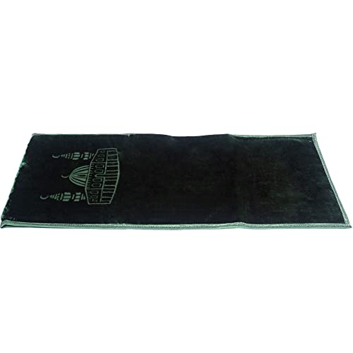 Arbo-Living Alfombra de oración con respaldo, plegable, para meditación con respaldo, asiento acolchado, con bolsa de transporte (verde)