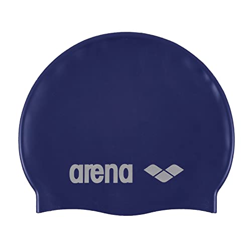 arena Classic Silicone Gorro de Natación Unisex, Gorro de Natación para Mujeres y Hombres, Gorro de Natación con Borde Reforzado, Gorro de Natación Suave y Resistente