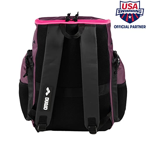 ARENA Spiky III Backpack 35 Mochila, Unisex-Adulto, Plum-Neon Pink, Talla única