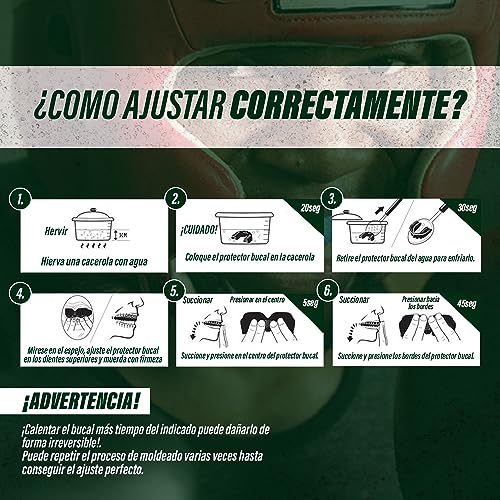 ARENAPROS® Protector Bucal Deportivo Premium Diseñado en España - Máxima Seguridad y Confort - Ideal para Boxeo, MMA, Rugby y otros Deportes de Contacto - Incluye Estuche de Transporte