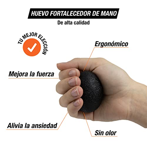 ARIBEC: Set de 4 Pelota Antiestres Adulto Mano 15-30 kg - Pelota Rehabilitacion Mano y Muñeca para Antebrazo Ejercitar - Hand Grip Ejercitador de Manos Profesional - Bola Antiestrés