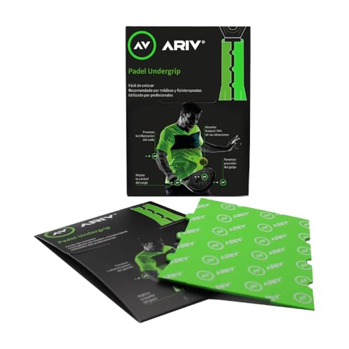 ARIV AV Undergrip Pádel. Grip de Pádel favorece el Golpeo y Absorbe 70% Vibraciones. Previene lesión de Codo. (1)