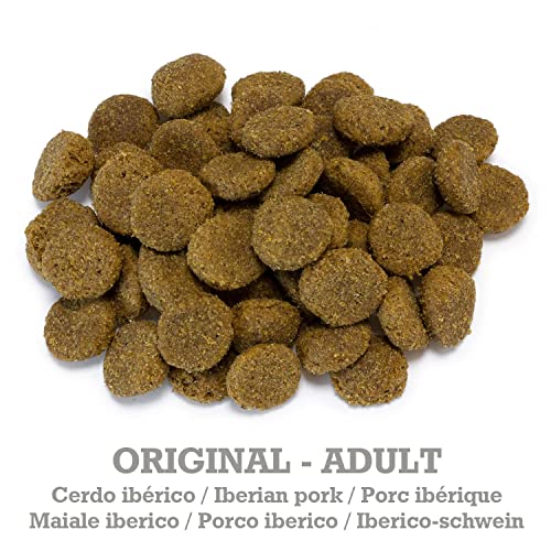 Arquivet Original - 20 Kg - Pienso para Perros Adultos - Cerdo ibérico y arroz - Comida - Alimento seco Saludable- Alimentación Canina