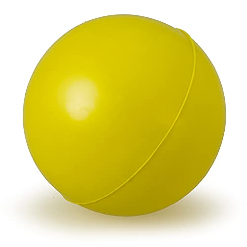 Arquivet Pelota Goma Maciza para Perros 5 cm - Juguetes y Accesorios para Mascotas - Entretenimiento y Ejercicio canino - Jugar con tu Mascota Mejora el vínculo afectivo, Yellow