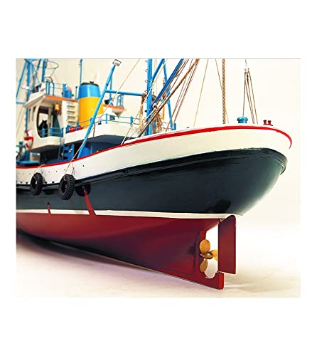 Artesanía Latina - Maqueta de Barco en Madera - Barco de Pesca Bonitero del Mar Cantábrico, Marina II - Modelo 20506, Escala 1:50 - Maquetas para Montar - Nivel Avanzado