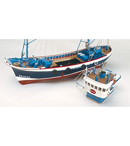 Artesanía Latina - Maqueta de Barco en Madera - Barco de Pesca Bonitero del Mar Cantábrico, Marina II - Modelo 20506, Escala 1:50 - Maquetas para Montar - Nivel Avanzado