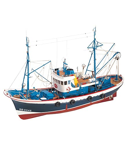 Artesanía Latina - Maqueta de Barco en Madera - Barco de Pesca Bonitero del Mar Cantábrico, Marina II - Modelo 20506, Escala 1:50 - Maquetas para Montar - Nivel Avanzado