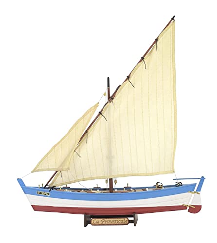 Artesanía Latina - Maqueta de Barco en Madera - Barco de Pesca La Provençale - Modelo 19017-N, Escala 1:20 - Maquetas para Montar - Nivel Principiante