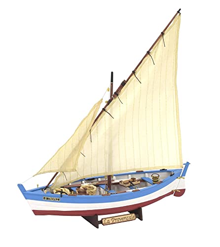 Artesanía Latina - Maqueta de Barco en Madera - Barco de Pesca La Provençale - Modelo 19017-N, Escala 1:20 - Maquetas para Montar - Nivel Principiante