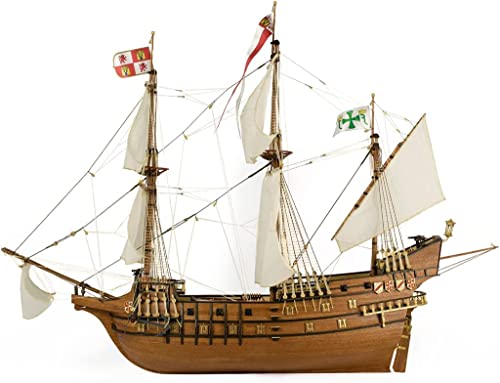 Artesanía Latina - Maqueta de Barco en Madera - Galeón Español San Francisco II - Modelo 22452N, Escala 1:90 - Maquetas para Montar - Nivel Medio