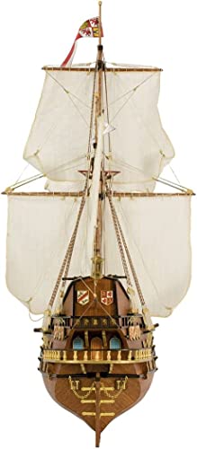 Artesanía Latina - Maqueta de Barco en Madera - Galeón Español San Francisco II - Modelo 22452N, Escala 1:90 - Maquetas para Montar - Nivel Medio