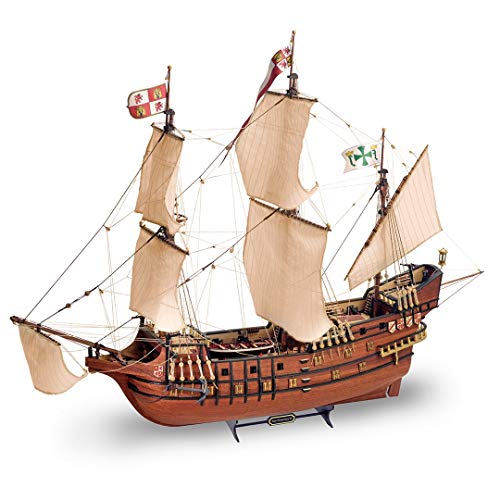 Artesanía Latina - Maqueta de Barco en Madera - Galeón Español San Francisco II - Modelo 22452N, Escala 1:90 - Maquetas para Montar - Nivel Medio