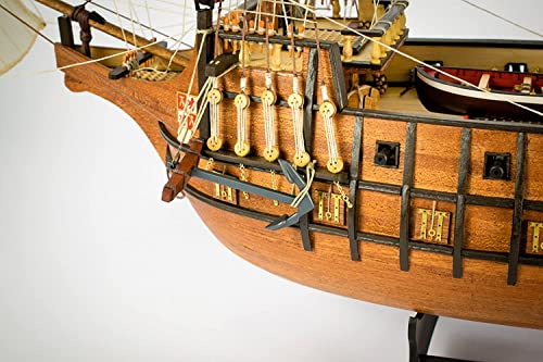 Artesanía Latina - Maqueta de Barco en Madera - Galeón Español San Francisco II - Modelo 22452N, Escala 1:90 - Maquetas para Montar - Nivel Medio