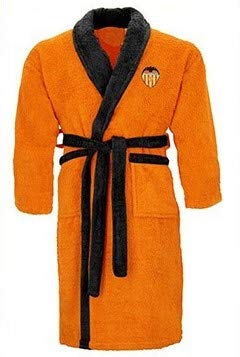 Asditex Albornoz Unisex Valencia C.F. Infantil Naranja (M)