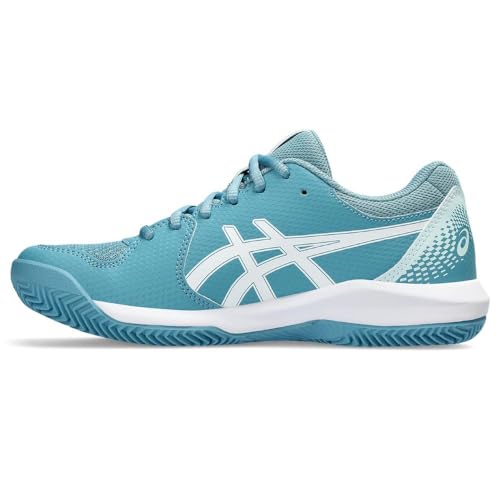 ASICS Dedicate 8 Clay Mujer Zapatos de Tenis Azul Amarillo