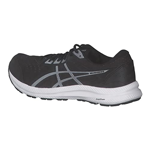 ASICS Gel-Contend 8, Sneaker Hombre, Black White, 44 EU