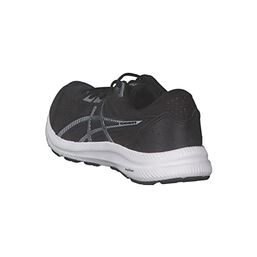 ASICS Gel-Contend 8, Sneaker Hombre, Black White, 44 EU