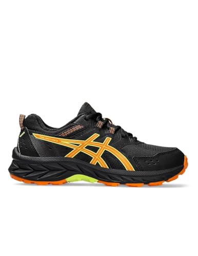 Asics Gel-Venture 9 GS, Running Shoe, Black/Bright Orange, 37.5 EU