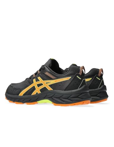 Asics Gel-Venture 9 GS, Running Shoe, Black/Bright Orange, 37.5 EU