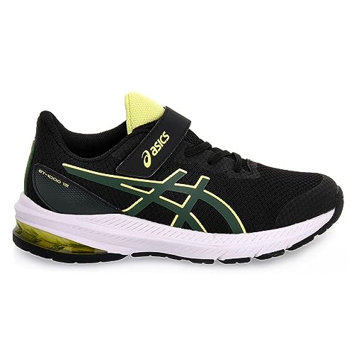 ASICS GT-1000 12 PS, Sneaker, Black/Rain Forest, 27 EU