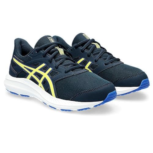 Asics Jolt 4 GS, Running Shoe, French Blue/Glow Yellow, 34.5 EU