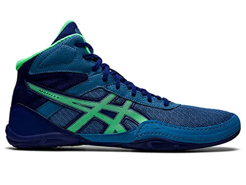 Asics Matflex 6, Wrestling Shoe Unisex Adulto, Azure/New Leaf, 39.5 EU