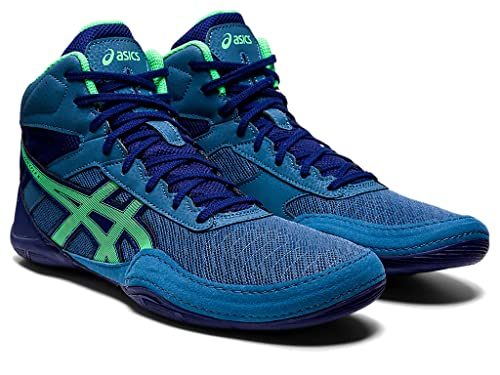 Asics Matflex 6, Wrestling Shoe Unisex Adulto, Azure/New Leaf, 39.5 EU