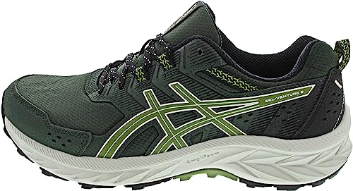 Asics Zapatillas de Running para Adultos Gel-Venture 9 Rain Hombre Verde Oscuro, Correr, 44.5 EU