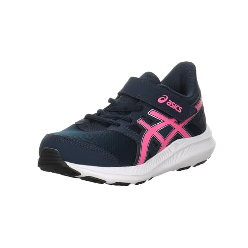 Asics Zapatillas de Running para Niños Jolt 4 PS Rosa Azul Oscuro, Correr, Unisex Infantil, 33 EU