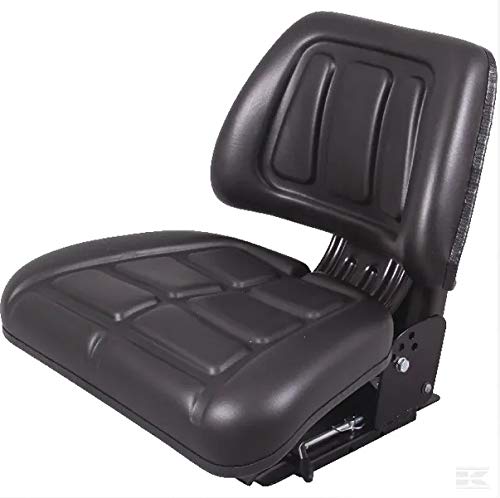 Asiento para tractor de PVC, suspensión mecánica, 580 x 490 mm, GOPART