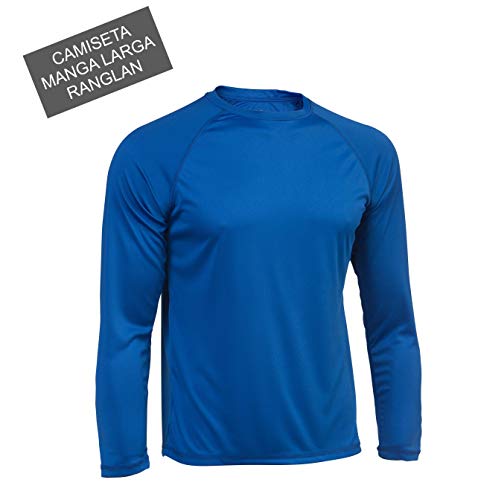 Asioka 300/14 Camiseta Deportiva de Manga Larga, Unisex Adulto, Royal, L