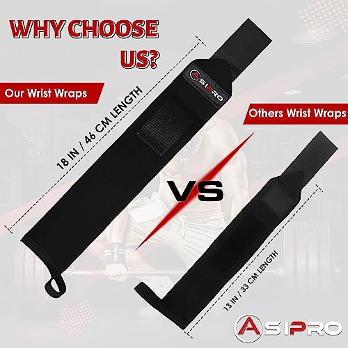 ASIPRO Correas Levantamiento de Pesas + Muñequeras Gym Hombre y Mujer, Muñequeras Crossfit Para Cross Training & Weight Lifting Straps Gym Para Halterofilia, Peso Muerto y Powerlifting