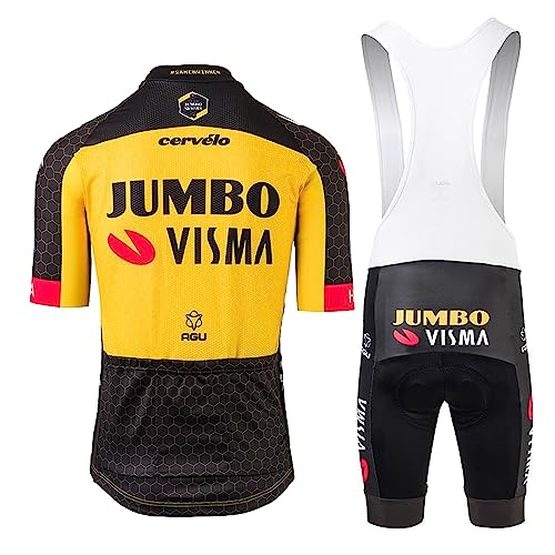 assocauicy Hombre Conjunto Ropa De Ciclismo Para Verano,Transpirable Top De Ciclismo Y Culotte Ciclismo Secado RáPido