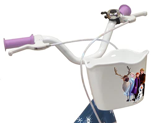 A.T.L.A.S. Bicicleta de Frozen de 16 Pulgadas para niña congelada niños, Azul y Blanco, 16''