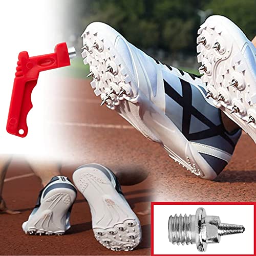 Atletismo Clavos con Llave,Clavos de Pista Repuesto,Clavos de Pista Atletismo,Clavos Atletismo,Acero Resistente Clavos para Zapatos,Acero Resistente Clavos para Zapatos de Pista,Clavos Pista Espigas