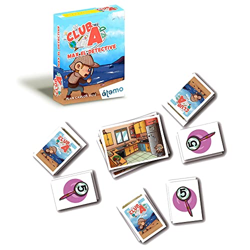 Atomo Games MAX el Detective Club A Juego de Cartas