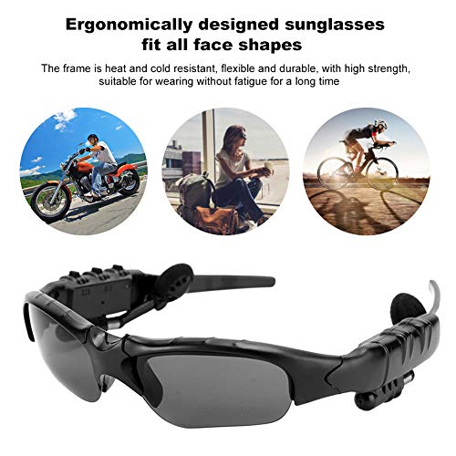 Auriculares con Gafas de Sol Bluetooth, Audio Inalámbrico, MP3, Sonido Estéreo, Reproducción de Música, Auriculares, Manos Libres, Llamadas, Gafas Inteligentes para Ciclismo Al Aire Libre