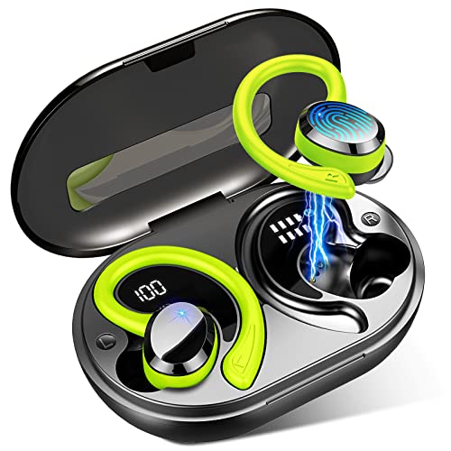 Auriculares Inalámbricos Deportivos, Auriculares Bluetooth 5.3, Cascos Inalambricos con 2 HD Mic, Audifonos Deporte IP7 Impermeable, CVC8.0 Cancelación de Ruido In-Ear Auriculares Running, 48H Estéreo